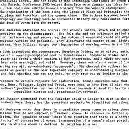 Minutes, 1987-09-21. Women ...