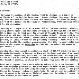 Announcements, 1987-10-14. ...