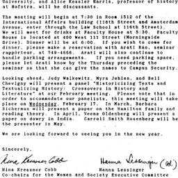 Announcements, 1987-12-13. ...