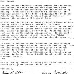 Announcements, 1988-01-21. ...