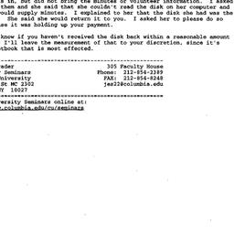 Correspondence, 1999-03-30....