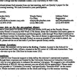 Announcements, 1999-03-02. ...