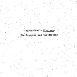 Speaker's paper, 1999-0...
