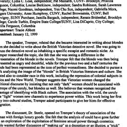Minutes, 1998-11-16. Women ...