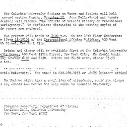 Announcements, 1974-11-08. ...