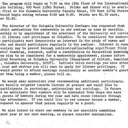 Announcements, 1975-04-29. ...