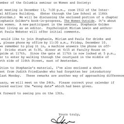 Announcements, 1982-11-23. ...