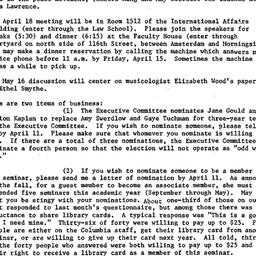 Announcements, 1983-03-23. ...