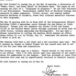 Announcements, 1983-04-25. ...