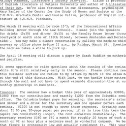 Announcements, 1983-02-23. ...