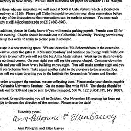 Announcements, 1996-10-03. ...