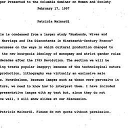 Speaker's paper, 1997-0...