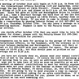 Announcements, 1985-10-07. ...