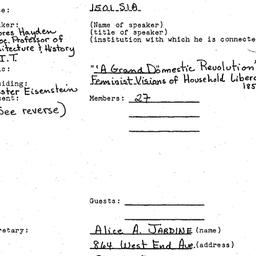 Minutes, 1977-11-21. Women ...