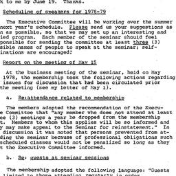 Announcements, 1978-06-05. ...