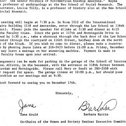 Announcements, 1984-11-23. ...
