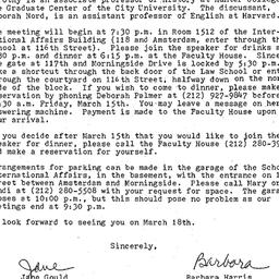 Announcements, 1985-03-05. ...