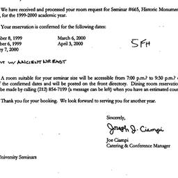 Correspondence, 2000-06-28....