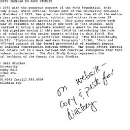 Announcements, 2001-05-31. ...
