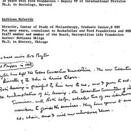 Background paper, Philanthr...