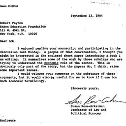 Correspondence, 1984-09-13....