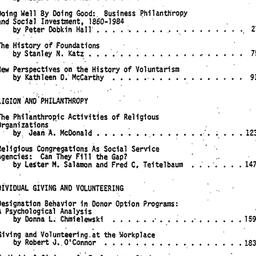 Related publication, Philan...