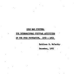 Background paper, 1985-12-0...