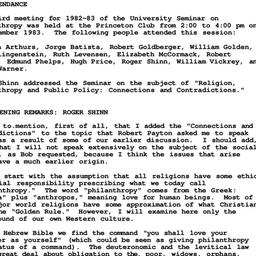 Minutes, 1983-11-14. Philan...