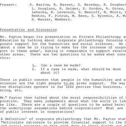 Minutes, 1983-01-26. Philan...