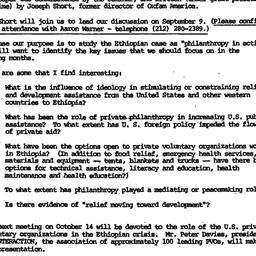 Announcements, 1986-08-28. ...