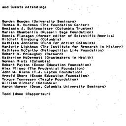 Minutes, 1985-03-11. Philan...
