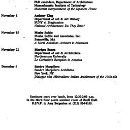 Schedules, The History of A...
