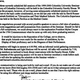 Correspondence, 1999-09-16....