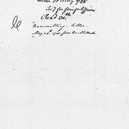 [Document, 1788 May 30]