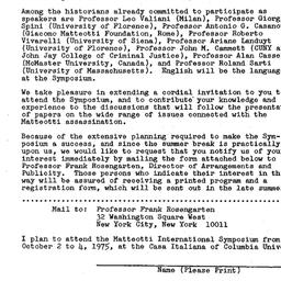 Announcements, 1975-11-02. ...
