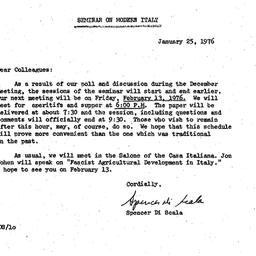 Announcements, 1976-01-25. ...