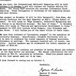 Announcements, 1975-09-23. ...