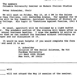 Announcements, 1991-04-30. ...