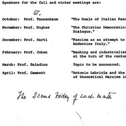 Schedules, Studies in Moder...