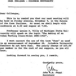 Announcements, 1973-10-26. ...