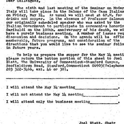 Announcements, 1982-05-14. ...