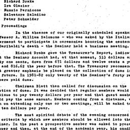 Minutes, 1982-05-14. Studie...