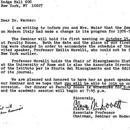 Correspondence, 1976-09-17....