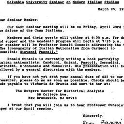 Announcements, 1993-03-25. ...