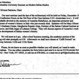 Announcements, 1999-11-26. ...