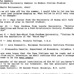 Announcements, 1996-05-22. ...