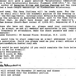 Announcements, 1995-10-20. ...