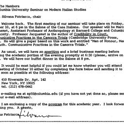 Announcements, 1997-09-18. ...