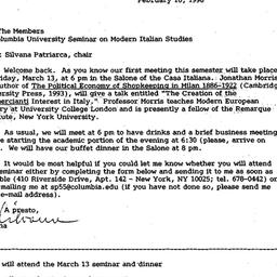 Announcements, 1998-02-16. ...