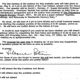 Announcements, 1998-04-22. ...